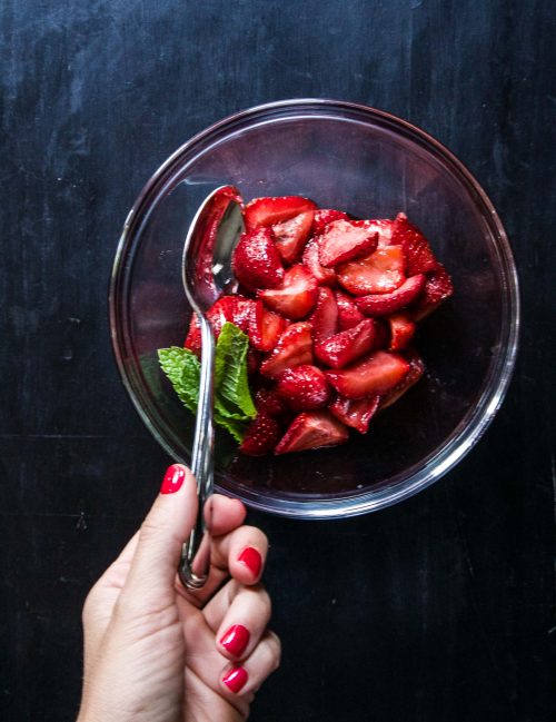 Roasted Strawberry and Rosé Margarita 