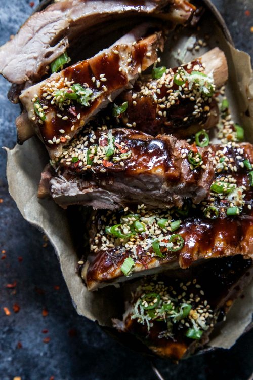 Slow Cooker Asian-Style Ribs with Sesame-Citrus Sprinkle