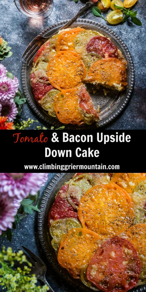 Tomato & Bacon Upside Down Cake