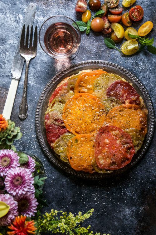 Tomato & Bacon Upside Down Cake