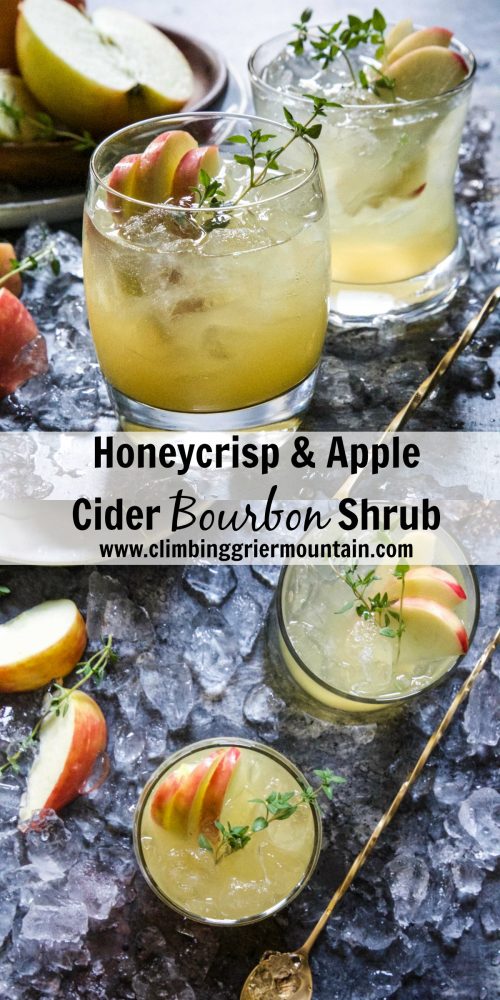 Honeycrisp & Apple Cider Bourbon Shrub