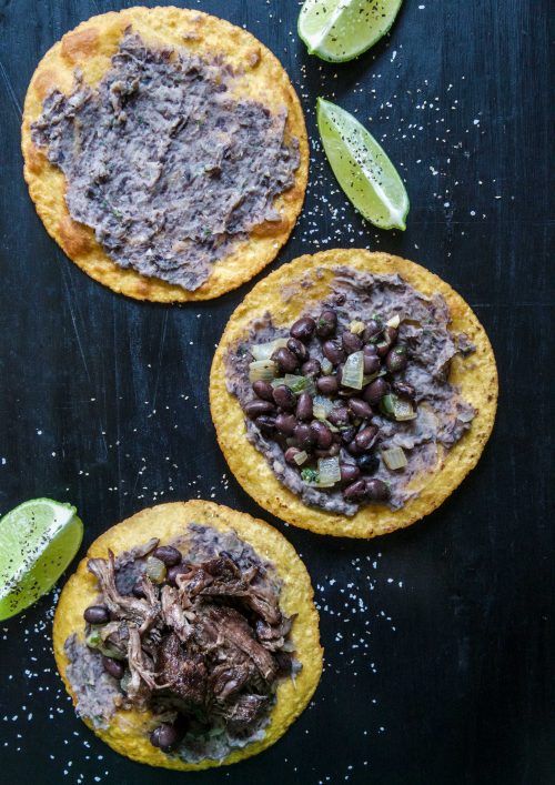 Korean BBQ Beef & Black Bean Chalupas