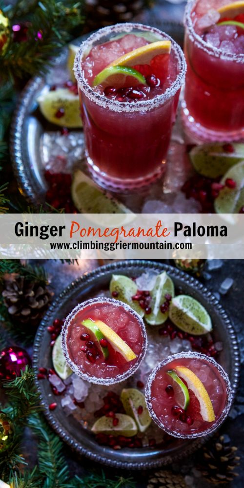 Ginger Pomegranate Paloma