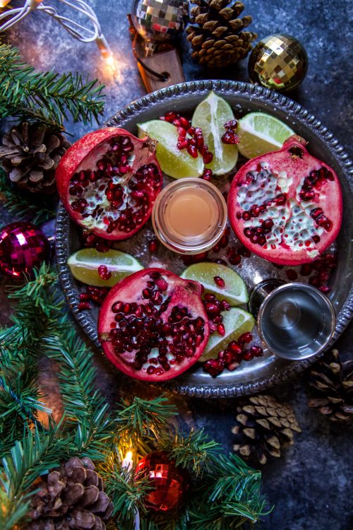 Ginger Pomegranate Paloma