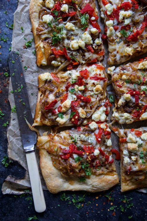 Four Cheese Spiced Pimiento Pizza