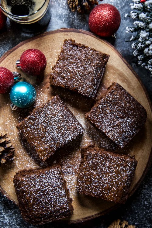 Gingerbread Stout Squares