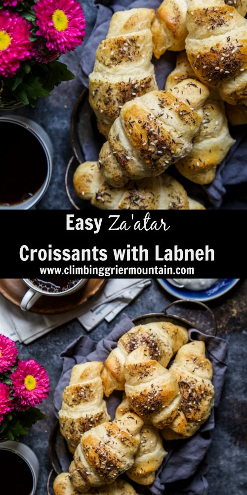 Easy Za'atar Croissants with Labneh