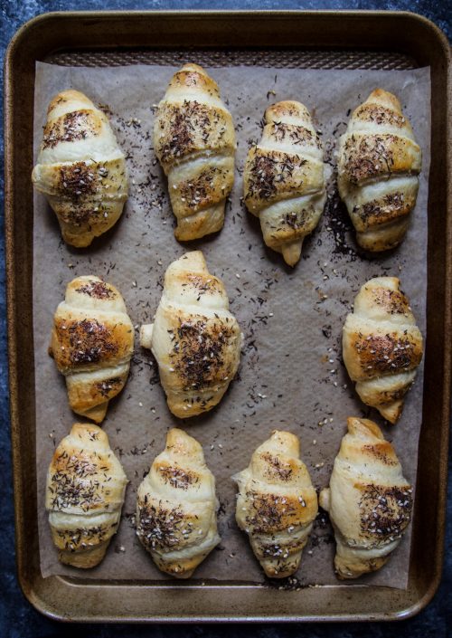 Easy Za'atar Croissants with Labneh
