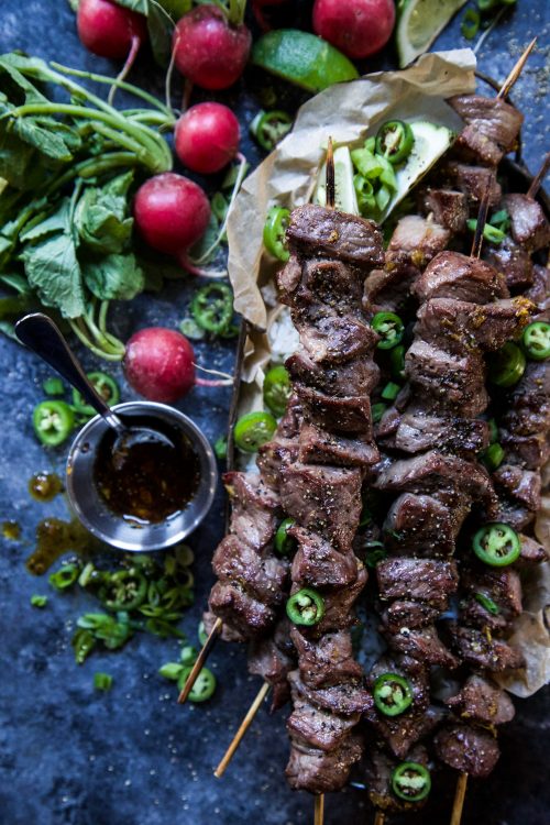 Spiced Vietnamese-Style Beef Skewers