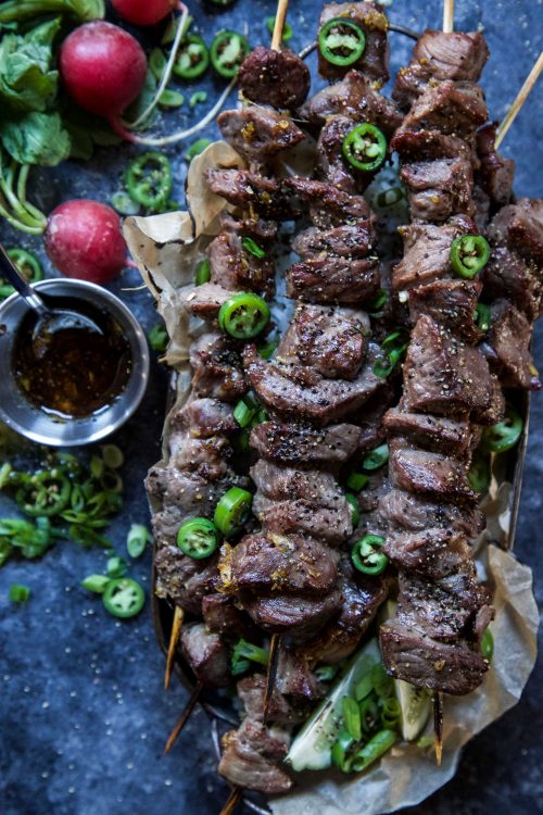 Spiced Vietnamese-Style Beef Skewers