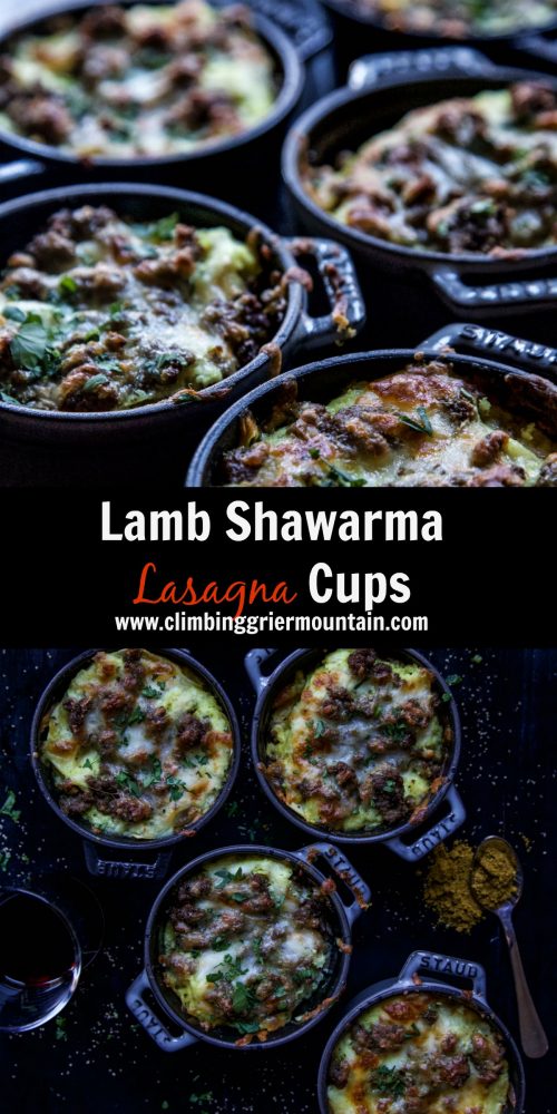 Lamb Shawarma Lasagna Cups