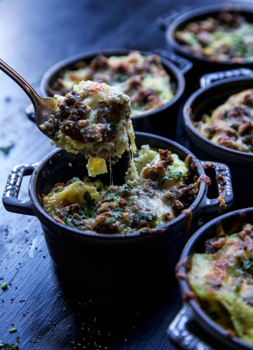 Lamb Shawarma Lasagna Cups