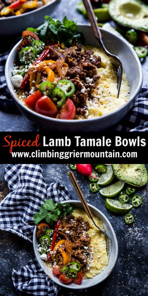 Spiced Lamb Tamale Bowls