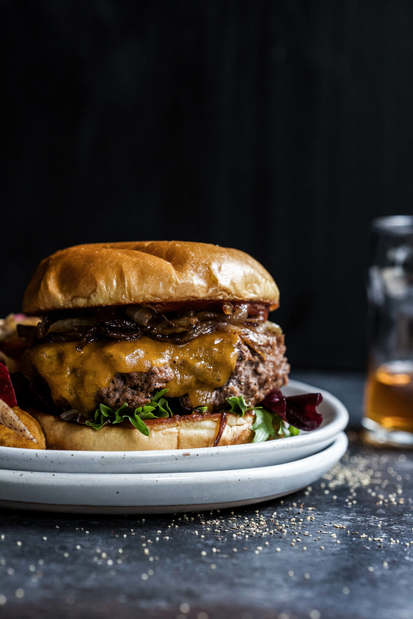 riem Taille Kan weerstaan Barbecue Bourbon Burgers - The Curious Plate