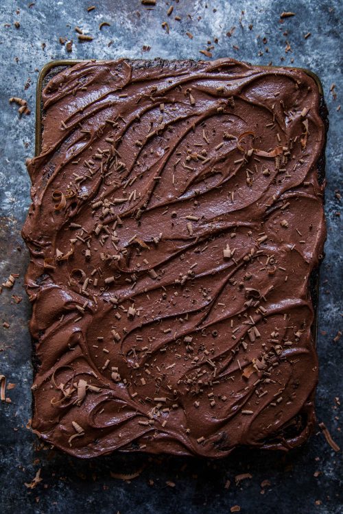 Cardamom Chocolate Sheet Cake