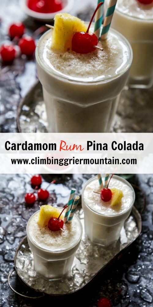 Cardamom Rum Pina Colada