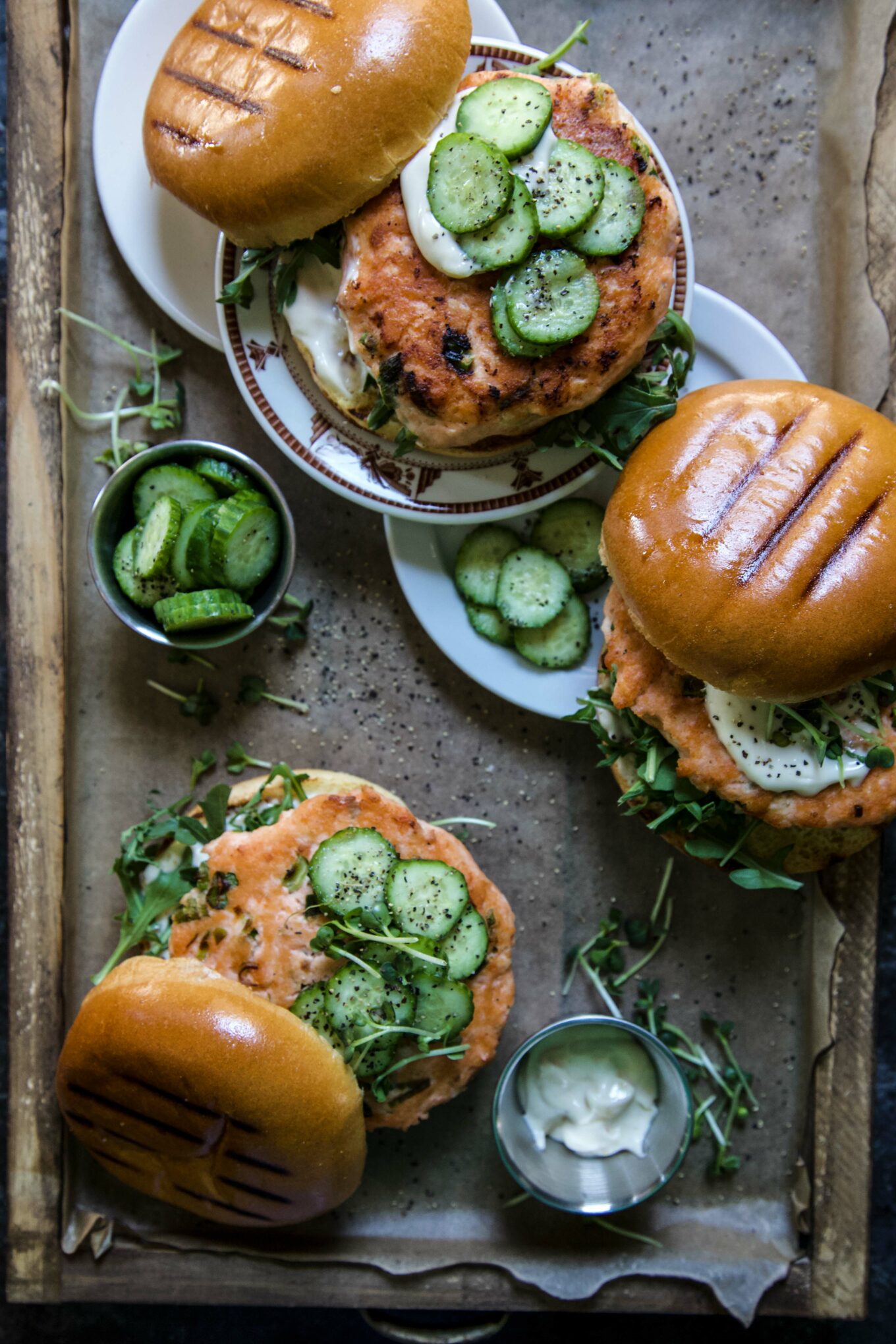 The Best Salmon Burgers - Fed & Fit