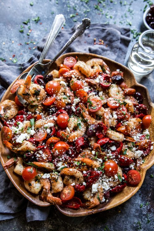 Spicy Shrimp with Fennel and Feta