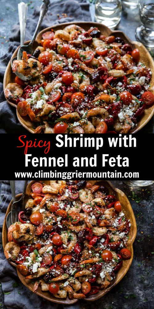 Spicy Shrimp with Fennel and Feta