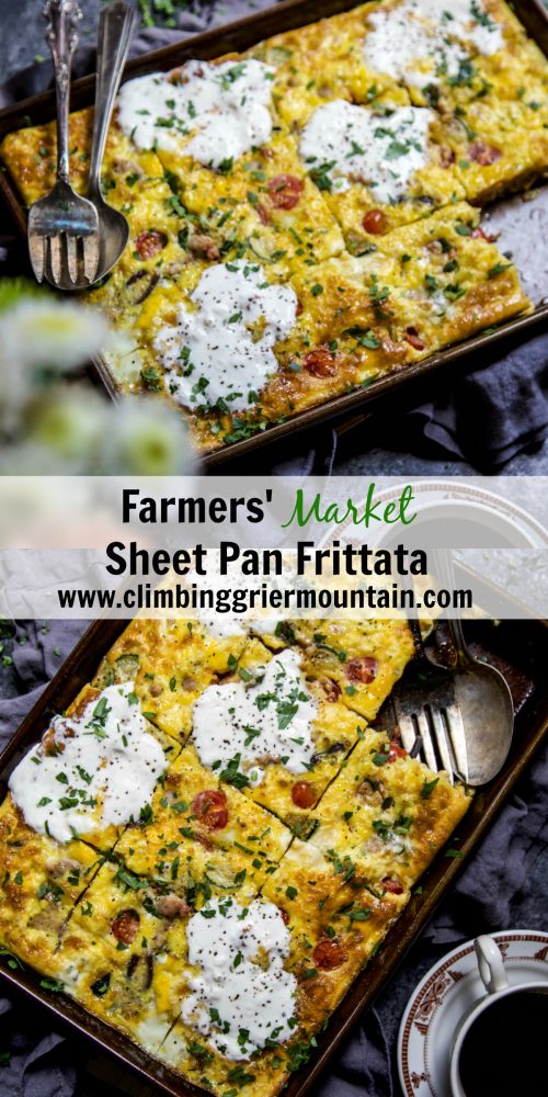 Farmers' Market Sheet Pan Frittata
