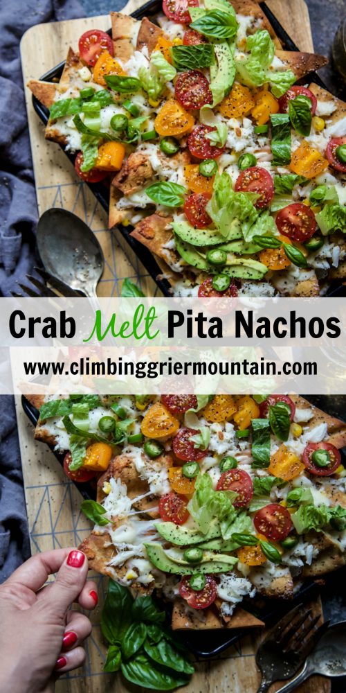 Crab Melt Pita Nachos