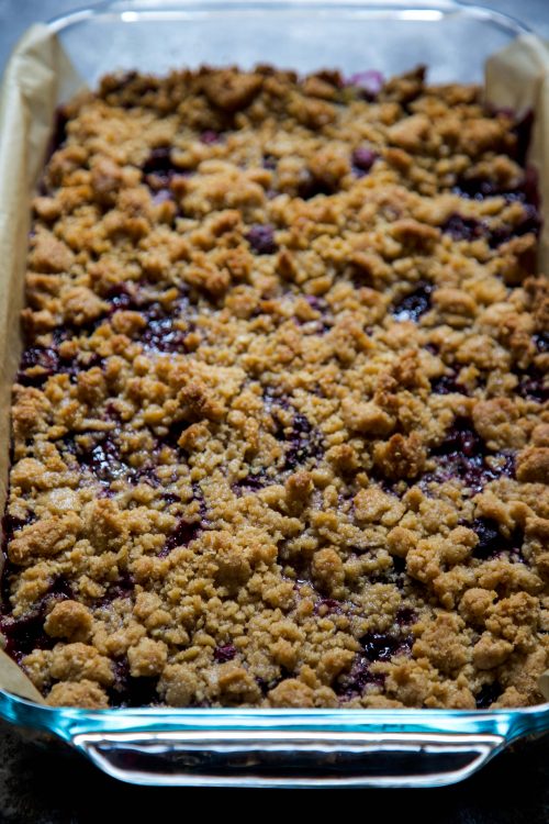 Blackberry Bliss Crumble Bars