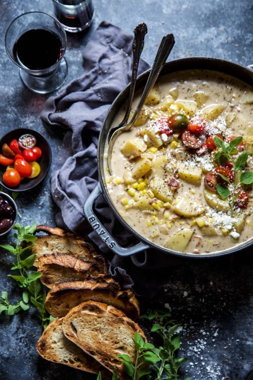 Greek Corn Chowder