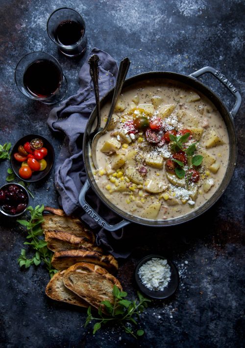 Greek Corn Chowder