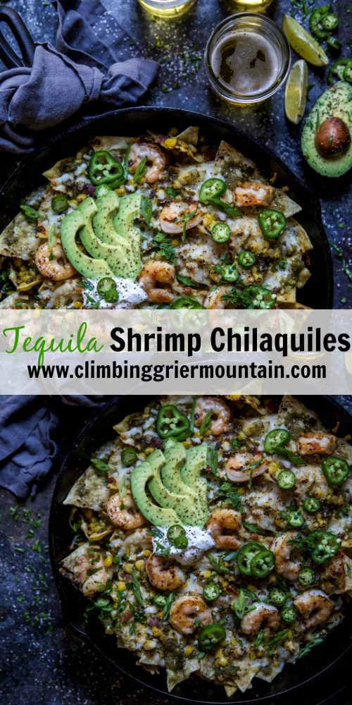 Tequila Shrimp Chilaquiles
