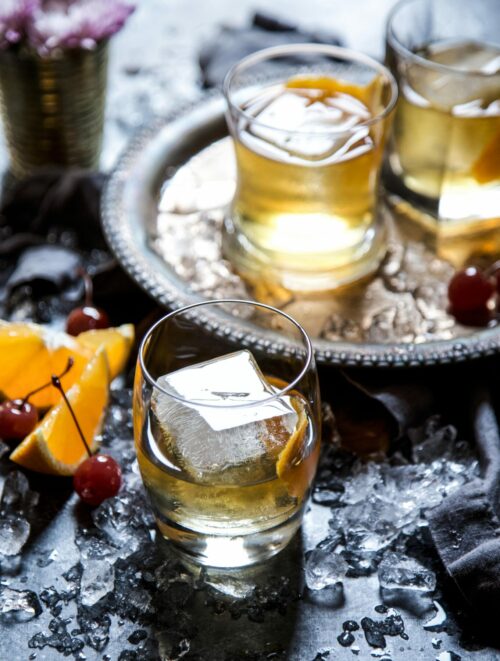 turkish old fashioned on a table