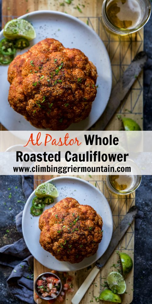 Al Pastor Whole Roasted Cauliflower