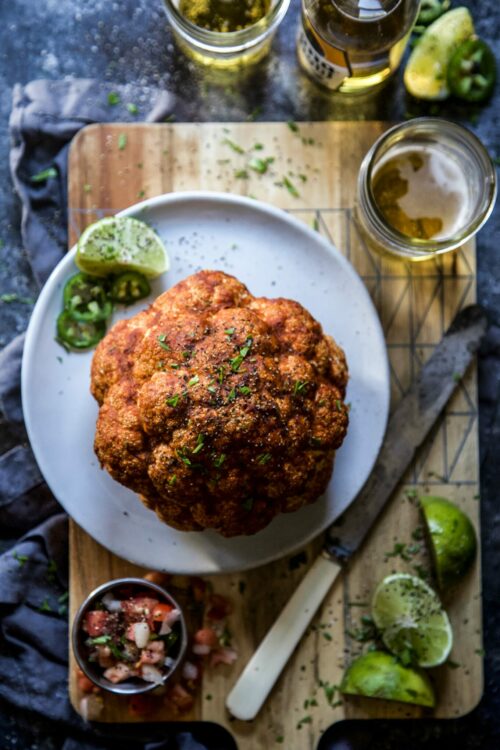 Al Pastor Whole Roasted Cauliflower