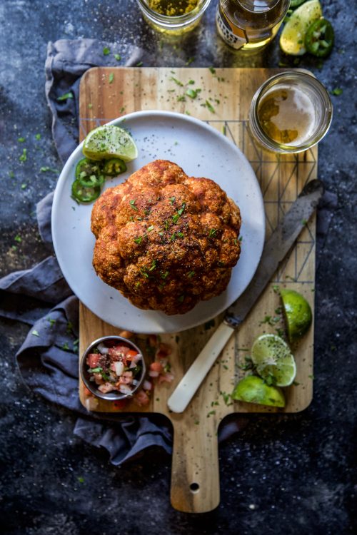 Al Pastor Whole Roasted Cauliflower