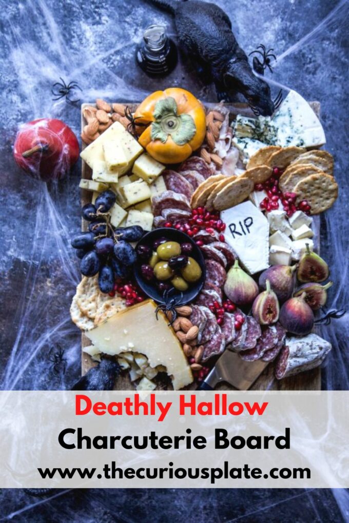 deathly hallow charcuterie board www.thecuriousplate.com