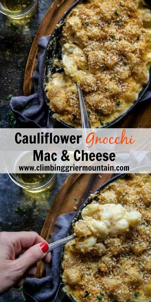 Cauliflower Gnocchi Mac and Cheese