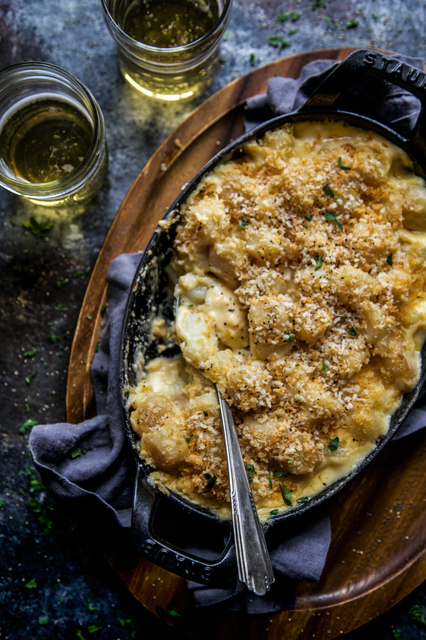 Cauliflower Gnocchi Mac and Cheese