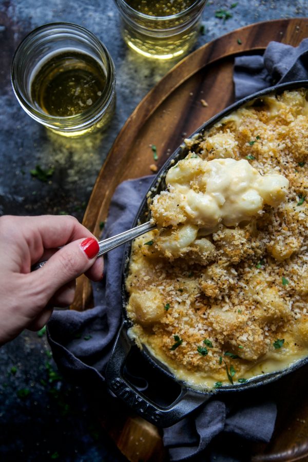 Cauliflower Gnocchi Mac and Cheese