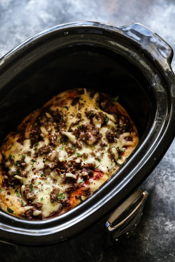 Slow Cooker Meat Lovers Pizza