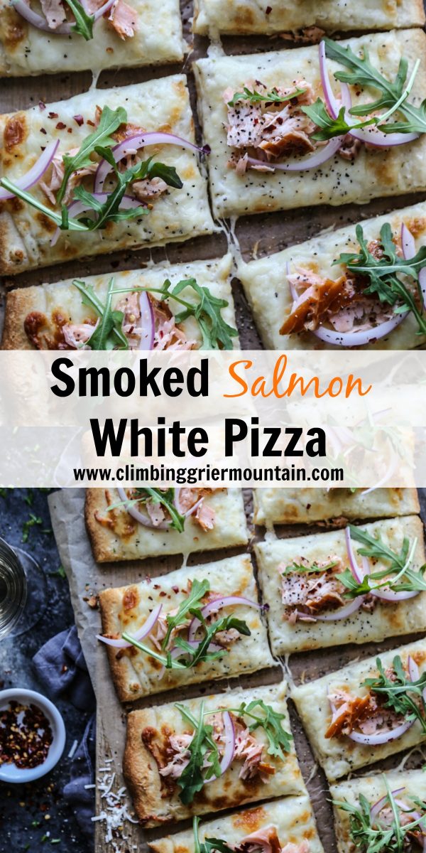 Smoked Salmon White Pizza