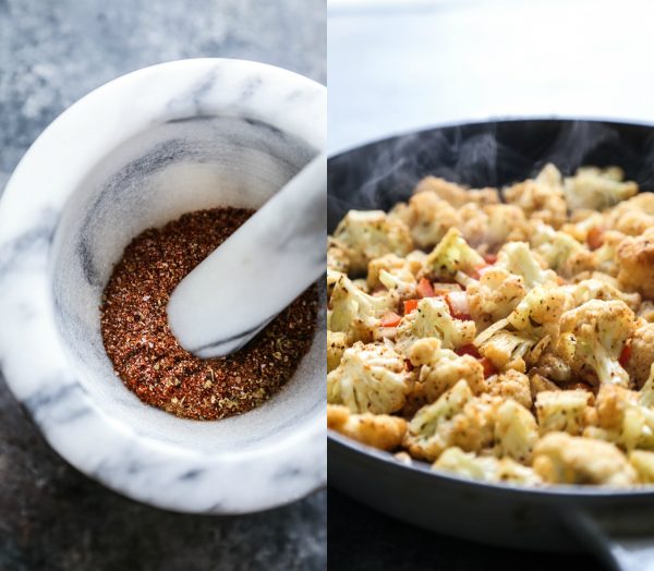 Turkish Cauliflower Breakfast Hash