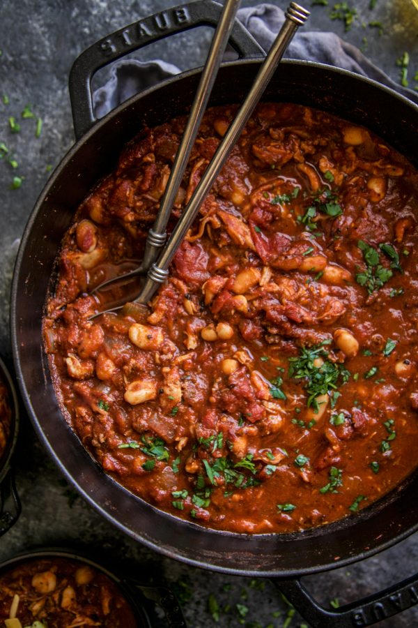 Easy Chicken & Chorizo Chili