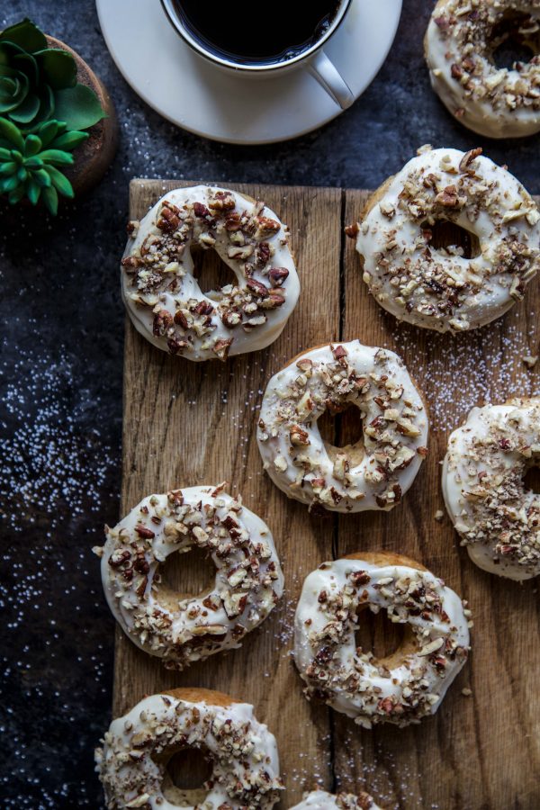Hummingbird Doughnuts with Citrus Frosting