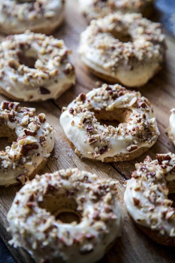 Hummingbird Doughnuts with Citrus Frosting