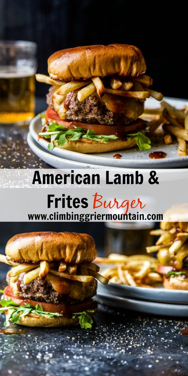 American Lamb & Frites Burger