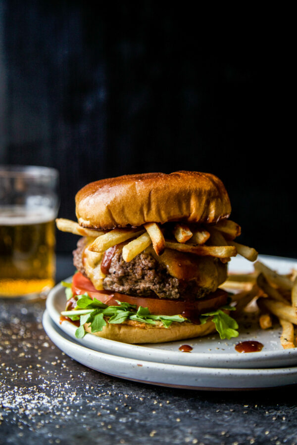 American Lamb & Frites Burger