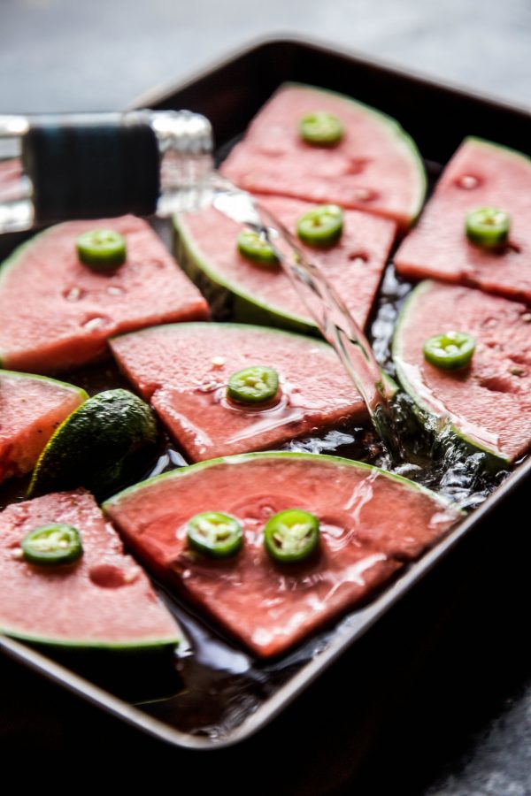 Jalapeno Margarita Watermelon Slices