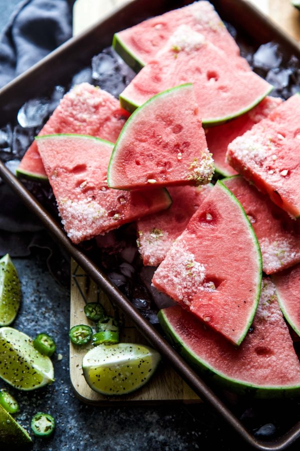Jalapeno Margarita Watermelon Slices