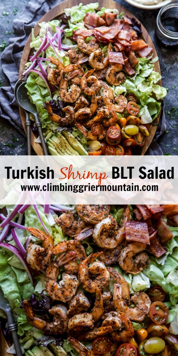 Turkish Shrimp BLT Salad