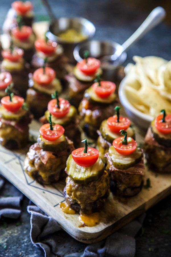 Bacon Cheeseburger Stuffed Mushrooms