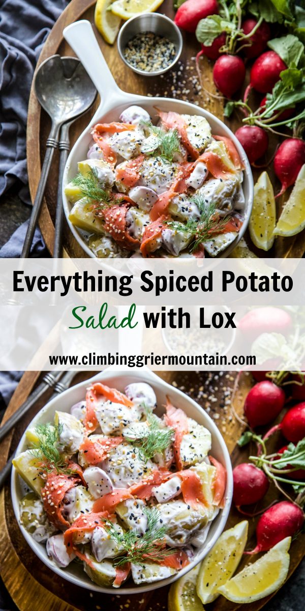 Everything Spiced Potato Salad with Lox